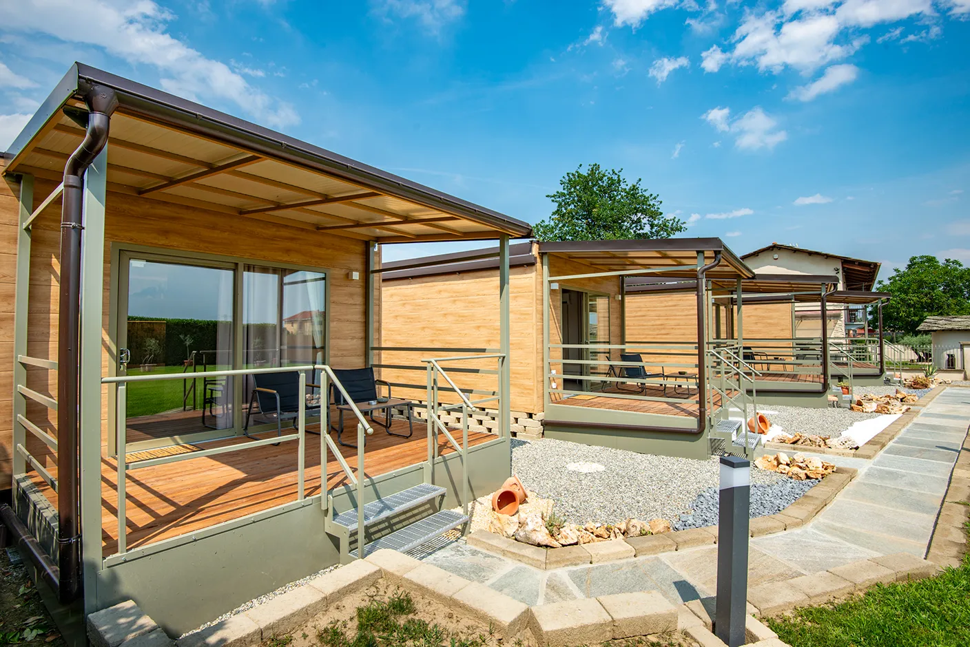 Lodge di Amaranto con verande private e ingressi indipendenti
